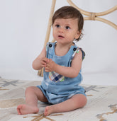Tie-dye sleeveless Babyboy romper by Pompelo